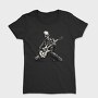 Skeleton Playing Electric Guitar, Tricou Femei