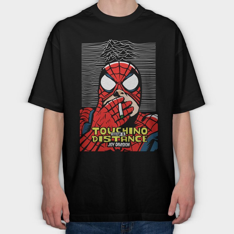Spiderman Distance, Tricou Oversize Barbati (Unisex)
