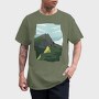 Munros Hiking, Tricou Barbati (Unisex)