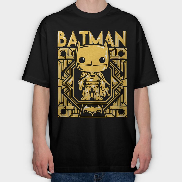 Batman Pop Art, Tricou Oversize Barbati (Unisex)