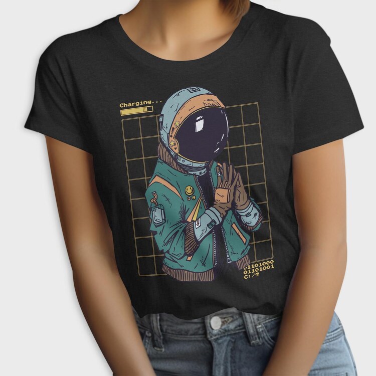 Cyber Punk Astronaut, Tricou Femei