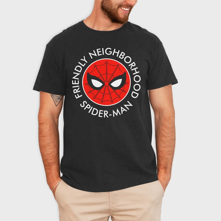 Spiderman Eyes, Tricou Barbati (Unisex)