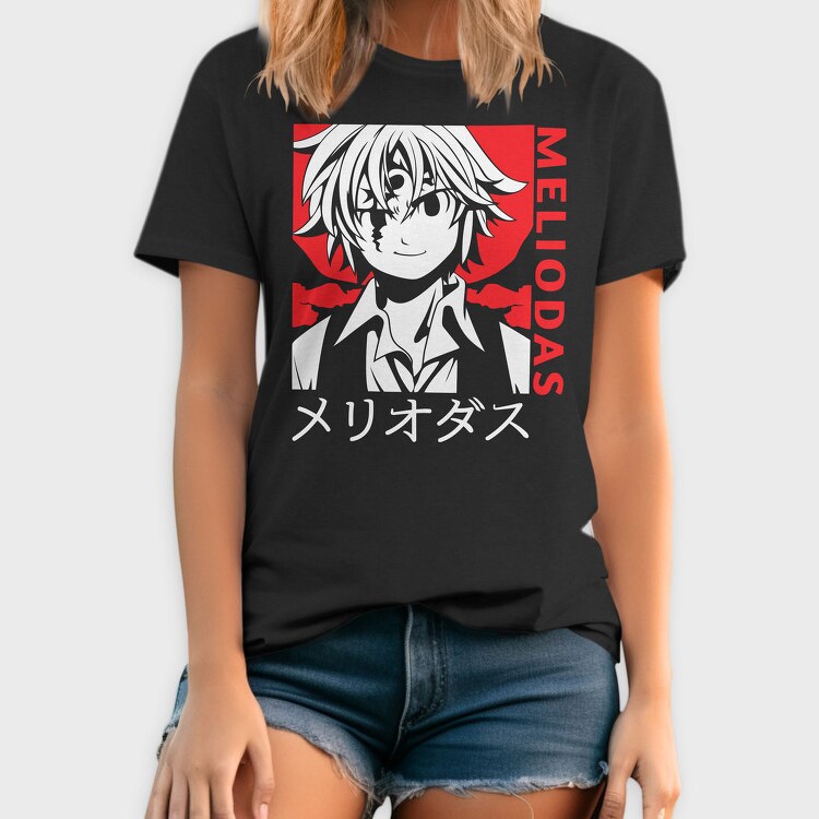 Meliodas Red Dragon, Tricou Barbati (Unisex)
