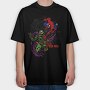 Spiderman Web Art, Tricou Oversize Barbati (Unisex)