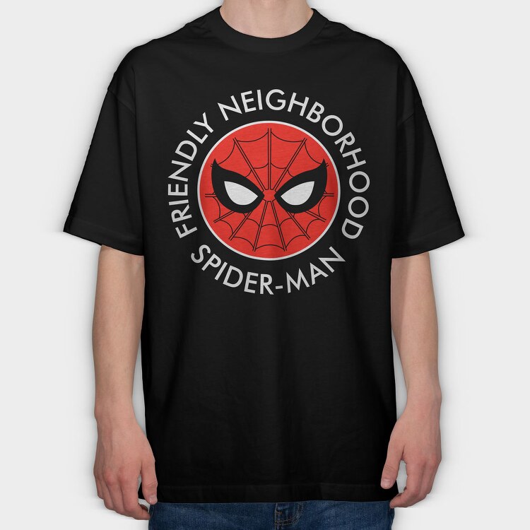 Spiderman Eyes, Tricou Oversize Barbati (Unisex)