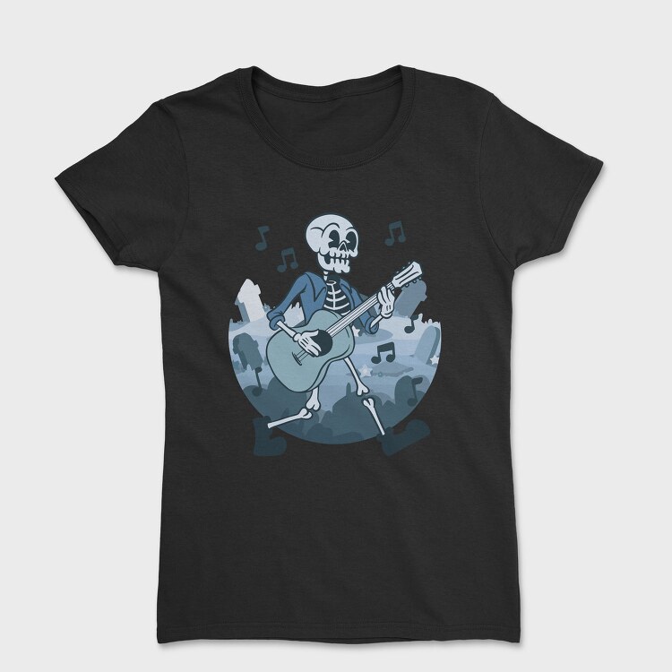 Skeleton Guitar, Tricou Femei