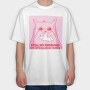 Allergic Cat, Tricou Oversize Barbati (Unisex)