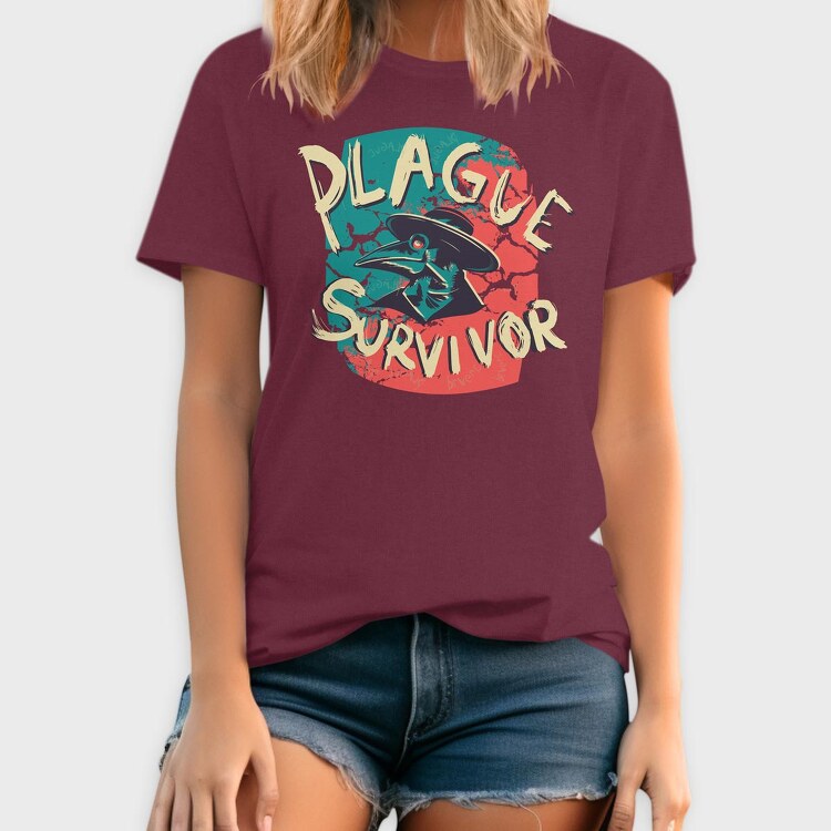 Plague Survivor, Tricou Barbati (Unisex)