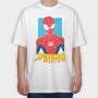 Spiderman Web Crawl 1, Tricou Oversize Barbati (Unisex)