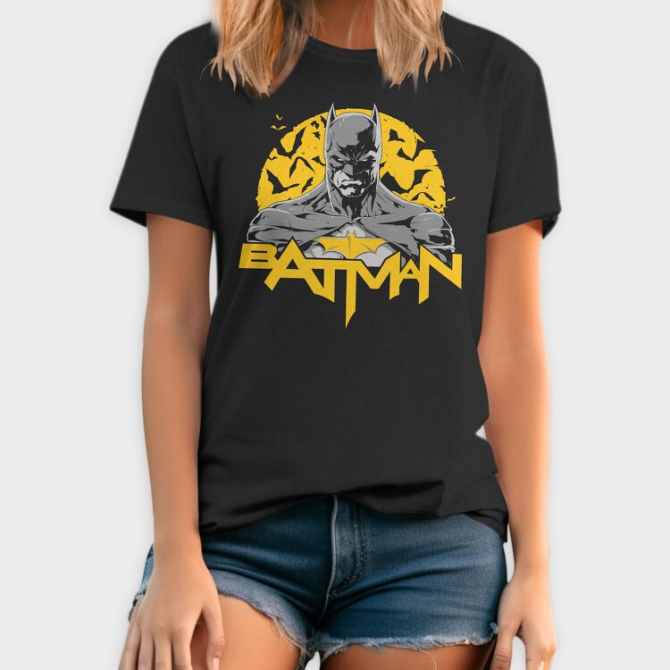 Batman Yellow Batman, Tricou Barbati (Unisex)