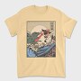 Kaiju Vs Cat, Tricou Barbati (Unisex)