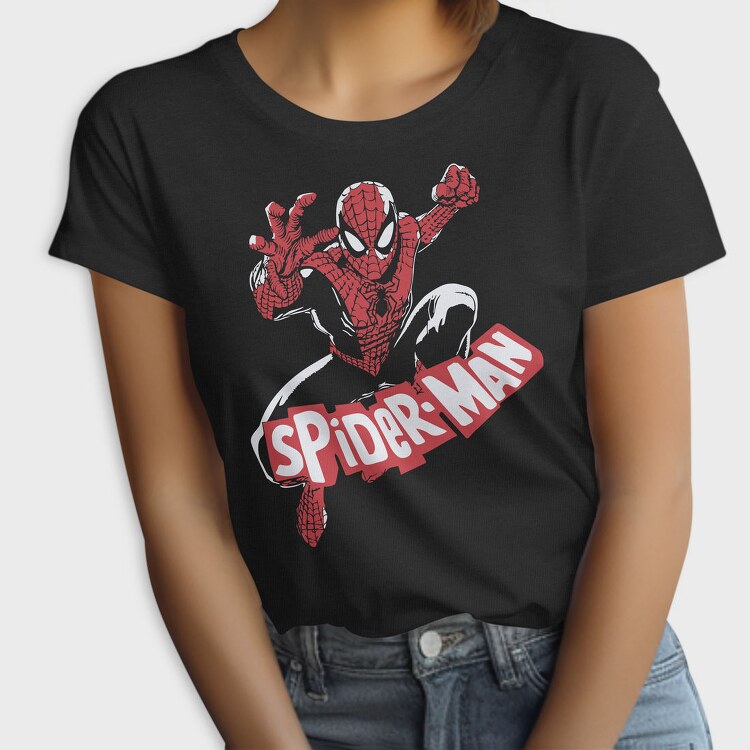 Spiderman Web Crawl, Tricou Femei