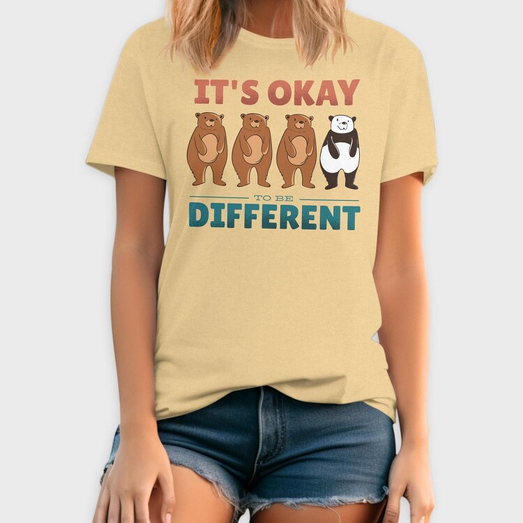 It's Ok to be Different, Tricou Barbati (Unisex)