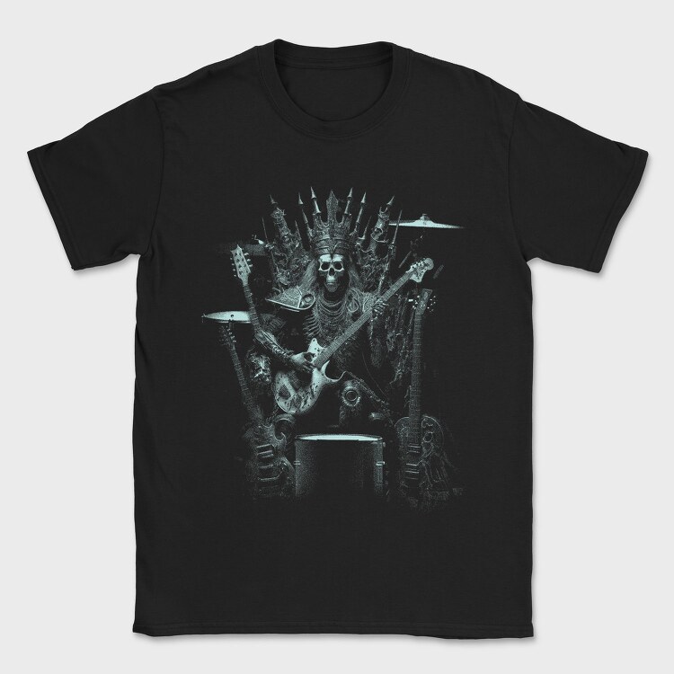 Skeleton Rock King, Tricou Barbati (Unisex)