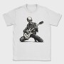 Skeleton Playing Electric Guitar, Tricou Barbati (Unisex)