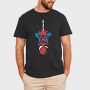Spiderman Heart Beat, Tricou Barbati (Unisex)