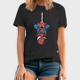Spiderman Heart Beat, Tricou Barbati (Unisex)