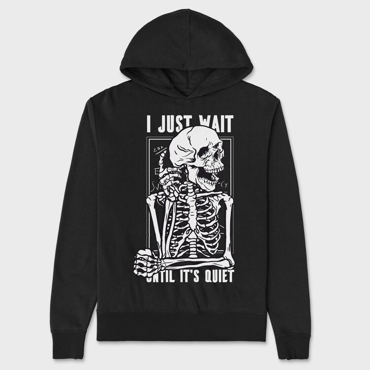 Skeleton Idea, Hanorac Oversize Barbati (Unisex)