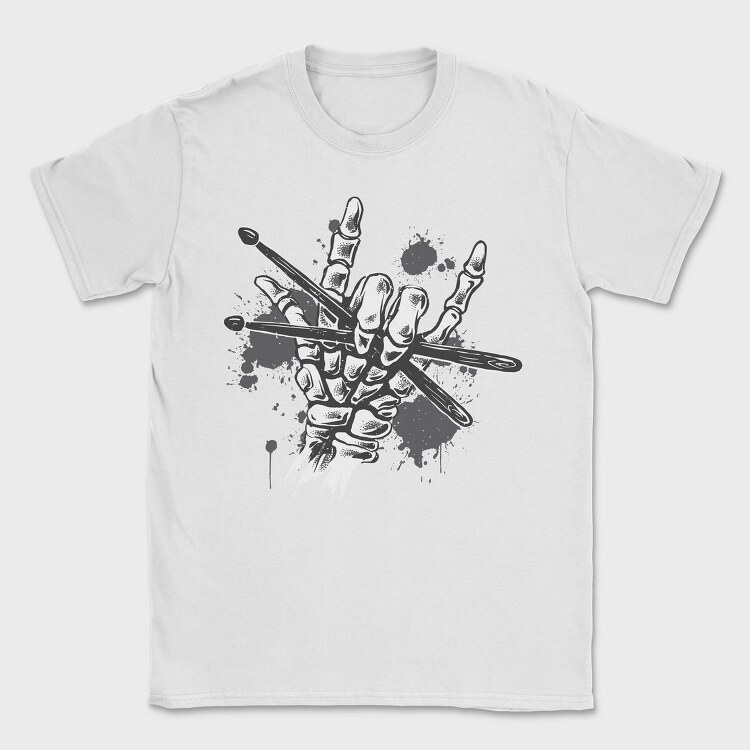 Skeleton Hand Drums, Tricou Barbati (Unisex)