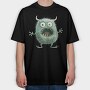 Green Monster Roar, Tricou Oversize Barbati (Unisex)