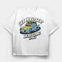 Skeleton Get in Loser, Tricou Oversize Barbati (Unisex)