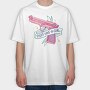 Fight Like A Girl, Tricou Oversize Barbati (Unisex)