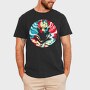 Fire Fox Burst, Tricou Barbati (Unisex)