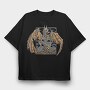 Skeleton Dragon, Tricou Oversize Barbati (Unisex)