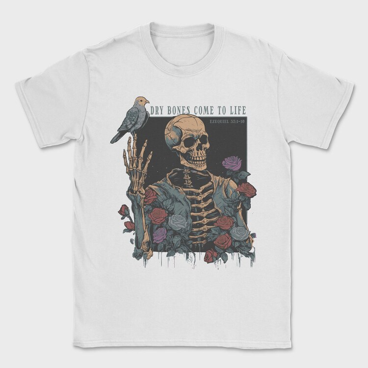 Skeleton Dove Life, Tricou Barbati (Unisex)