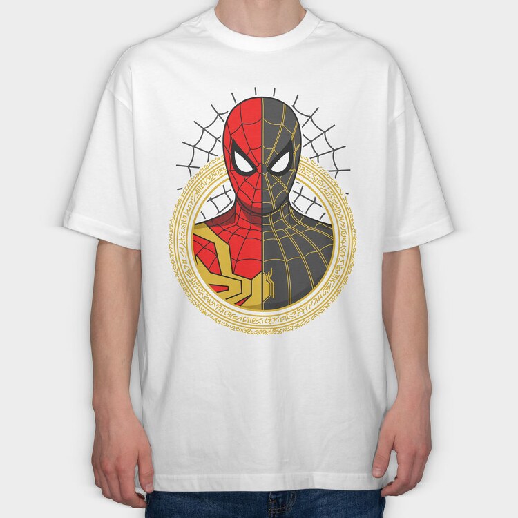 Spiderman Web Icon, Tricou Oversize Barbati (Unisex)
