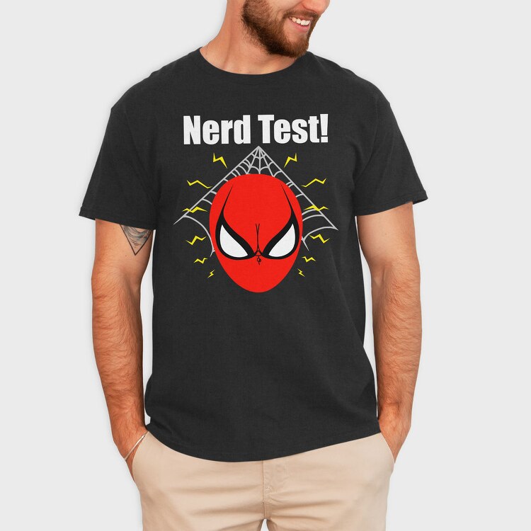 Spiderman Web Shock, Tricou Barbati (Unisex)