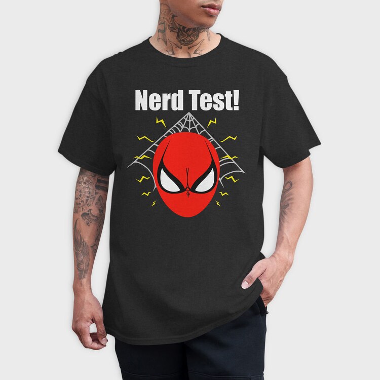 Spiderman Web Shock, Tricou Barbati (Unisex)