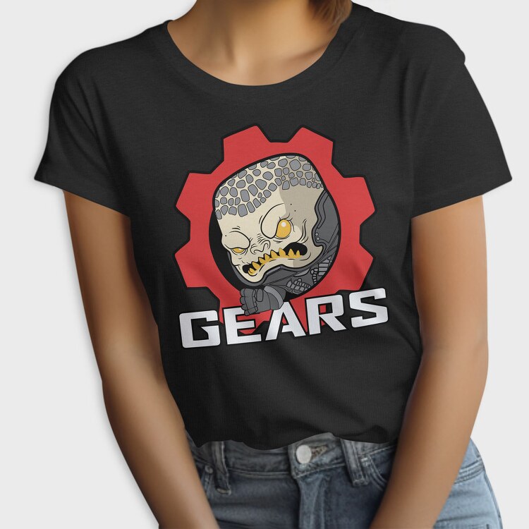 Gears Of War Skull, Tricou Femei