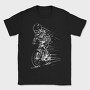 Skeleton Bicycle, Tricou Barbati (Unisex)