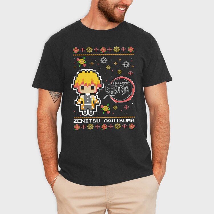 Pixelated Snowflake, Tricou Barbati (Unisex)