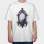 Gothic Mirror Sublimation, Tricou Oversize Barbati (Unisex)