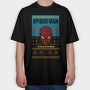 Spiderman Holiday Knit, Tricou Oversize Barbati (Unisex)