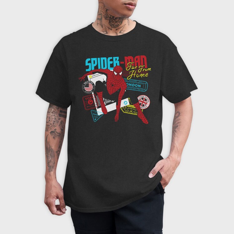 Spiderman Homecoming Tour, Tricou Barbati (Unisex)