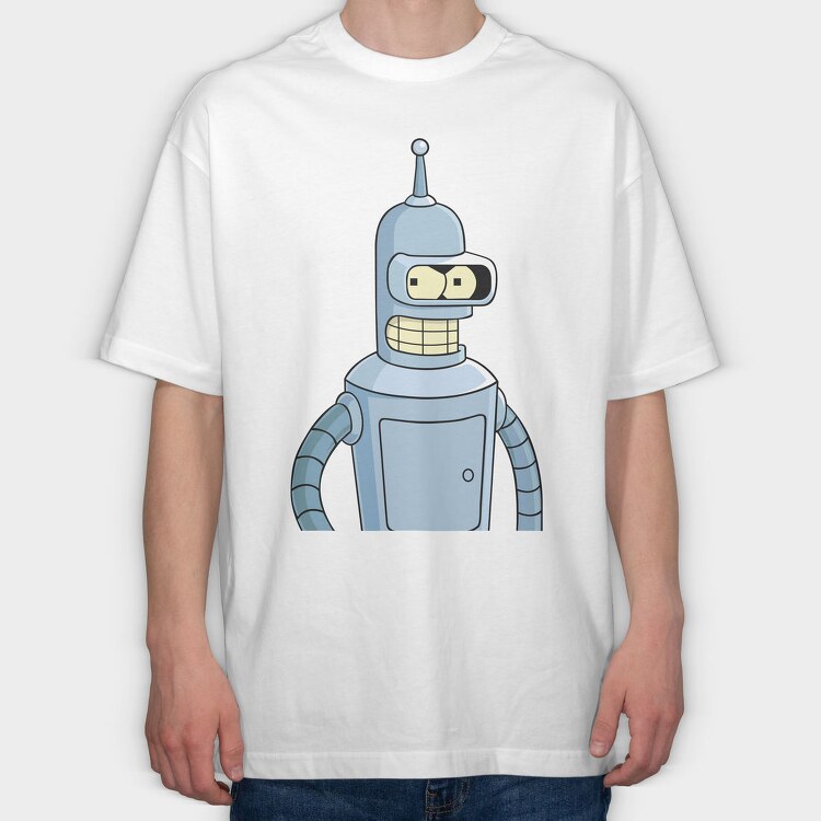 Benderbot, Tricou Oversize Barbati (Unisex)