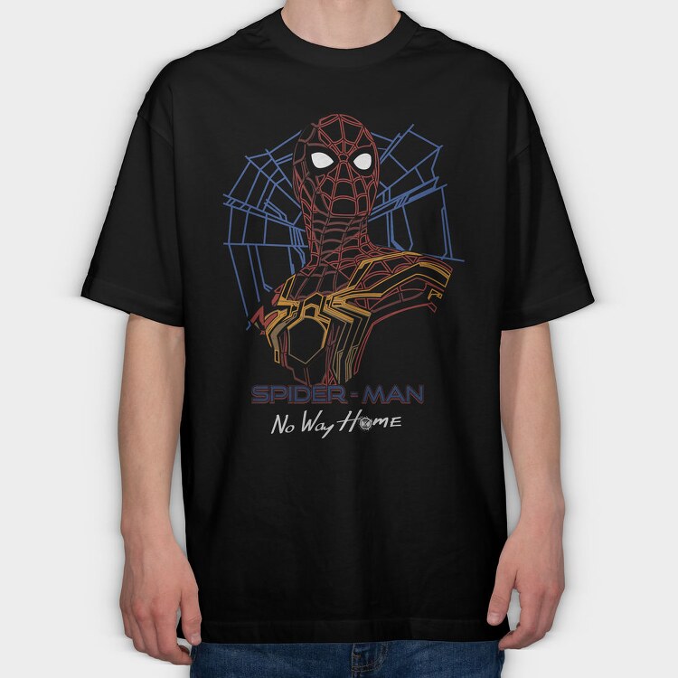 Spiderman Web Spin 2, Tricou Oversize Barbati (Unisex)