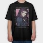 Purple Eyes Mystery, Tricou Oversize Barbati (Unisex)
