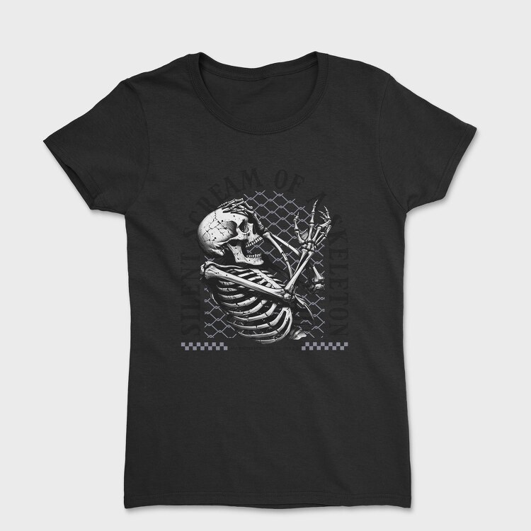 Silent Scream of a Skeleton, Tricou Femei