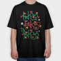 Mickey Ho Ho Ho, Tricou Oversize Barbati (Unisex)