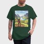 Hiker Landscape, Tricou Barbati (Unisex)