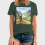 Hiker Landscape, Tricou Barbati (Unisex)