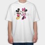 Mickey Minnie Dance, Tricou Oversize Barbati (Unisex)