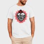 Skull Heart Fire, Tricou Barbati (Unisex)