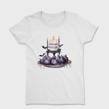 Halloween Figs Candles, Tricou Femei