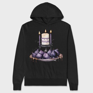 Halloween Figs Candles, Hanorac Oversize Barbati (Unisex)