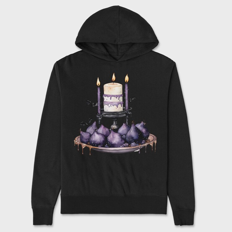 Halloween Figs Candles, Hanorac Oversize Barbati (Unisex)